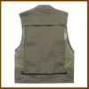 Men's Vests Men Breathable Mesh Patchwork Multi Pocket Vest Pography Work Waistcoat Mens Tactical Gilet Purple Color Sleeveless Jackets