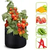 Planters krukor tr￤dg￥rd gallon tyg v￤xande v￤ska gr￶nsak jordgubbe frukt blomma fr￶ tr￤dg￥rdsverktyg
