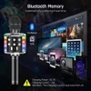 Bezprzewodowy mikrofon karaoke, 4 w 1 mikrofon Bluetooth dla dzieci z LED Lights Głośnik Rechix Funkcja