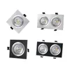 Downlights Square Bright Recessed LED Dimmable Downlight COB 7W 9W 12W 14W 20W 24W Spot Light Ceiling Lamp AC 85- 265V