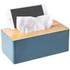 Tissue Houder Houten Doos Huishoudauto Home Woonkamer Pompen Afstandsbediening Opslag 210818