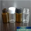 1Pcs 3ml/5ml Glass Clear Amber Small Medicine Bottles brown Sample Vials Laboratory Powder Reagent bottle Containers Screw Lids