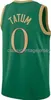 Custom Jayson Tatum #0 Men's Green Swingman Jersey Stitched Mens Women Youth XS-6XL NCAA
