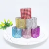 Napkin Ring Hotel Table Decoration 8 Rows Mesh Drill Hollow MultiFunction Napkins Buckle Festival Party Tables Decor Supplies BH5436 TYJ