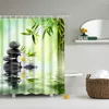 Hsinchu Forest Trees Landscape Printing 3d Shower Curtain Waterproof Polyester Fabric Washable Bathroom Shower Curtain 210609