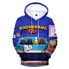 Erkek Hoodies Sweatshirts 2021 Klasik Boomerang Fu Oyunu Hoodie Erkekler/Kızlar 3D Serin Sokak Giyim Sıradan Çocuklar Kapüşonlu Çocuk Sweatshirt