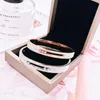 Yun Ruo Luxe Mobile Zircon Bracelet Mode Rose Or 316l Titane Acier Bijoux Femme Cadeau D'anniversaire Ne Change Pas De Couleur Drop Ship Q0720