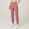 lu-52 Yoga outfit Womens Workout Sport Joggers Running Sweatpants with Pocket