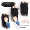 Human Hair Bulks 100% Unprocessed Virgin Brazilian Kinky Curly 3 Bundles Weave Weft For Black Women Natural 28 30 32 Inch