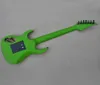 Factory Outlet-7 corde chitarra elettrica verde con Floyd Rose, 27 tasti, tastiera in palissandro