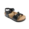 Sandali con tacco piatto di marca con fibbia per uomo Donna Scarpe casual da spiaggia estive all'ingrosso Pantofole in vera pelle di alta qualità