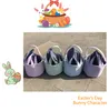 Paskalya Sepeti parti Kareli Gofret Tavşan Kulakları Sepetleri Sevimli Tavşan Çocuklar Şeker Yumurta Hediyeler Bez Saklama Çantaları Kulak Çanta
