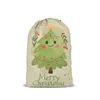 Christmas Nouveau dessin animé Sacs-cadeaux Christmaes Candy Sac Linn Drawstr Trawstring Pocket Farty Supplies Festive Ornaments LLF11158