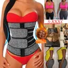 Faja shapewear cintura treinador espartilho suor cinto para mulheres perda de peso compressão aparador exercício fitness shaper corpo x0713