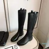 Frauen Pantoffeln Lederdesignerin- Stiefel Innenschuhfell Plus Größe High Heel Sandalen Winter Damen Socken rote Unterteile Zipper Lady Platfor