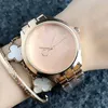 Popular Casual Top Brand quartz wrist Watch for Women Girl with metal steel band Watches G41236x