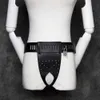 Iffet Pantolon Cihaz Kilidi PU Deri Koşum Kemer BDSM Kısıtlama Esaret Şort Sexy Lingerie Külot İç Külot L1 P0826