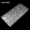 3D Chocolate Transfer Mold Magnet Stainless Steel Mirror Baking Pastry Tools for Baker Creative Dessert DIY Polycarbonate Mould Y200618