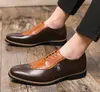 Mens Lace Up Shoe Men Leather Sapato Social Masculino Dress Office Fashion Male Formal Shoes