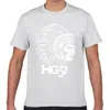 T-shirts T-shirt T-shirt T-shirt Män Taggar Hustle Gang Brand Mens Kortärmad Grafi Grundläggande Svart Geek Male Tshirt XXXL