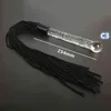 Nxy sexe adulte jouet cristal gode en cuir véritable Flogger verre pénis fouet g Spot Anal perle outils contraintes Bdsm jeux 1225