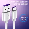 USB 5A Type C SuperHarge Kabel voor Huawei P30 P20 PRO LITE MADE20 10 SAMSUNG S10 S21 USB C-kabel 3.1 Type-c Snel oplaadkabel