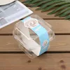 Transparent Clear Baking Fruit Cake Packaging Boxes Empty Ice Cream Pudding Yogurt Cup for Party Kitchen