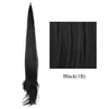 Sentetik Peruk Soowee Uzun Saç Sarışın Siyah Midilli Kuyruk Esnek Ponytails Hairpieces