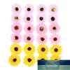 25Pcs Girasole Sapone Testa di fiore Bouquet Confezione regalo Decor con fiore di sapone Matrimonio fai da te Natale Decorazioni per la casa Negozio di fiori Forniture Prezzo di fabbrica Design esperto Qualità