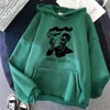 Punk Style Women's Hoodie Skull Långärmad Casual Top Goth Skelett Mörk Svart Loose Ulzzang Mode Kvinnors Sweatshirt 210816