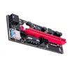 VER009 USB 3.0 PCI-E Riser VER 009S Express Cards 1X 4x 8x 16x Extender pcie Riser Adapter Card SATA 15pin to 6 pin Power