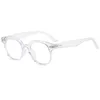 Simple Ovale Mode Optique Cadre Yeux Ronds Lumière En Plastique Solide Cadres Avec Des Lentilles Claires Conception Unisexe Pour Hommes Femmes 5 Couleurs En Gros