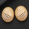 Soramoore fait à la main marque Noble luxe rond boucles d'oreilles bijoux pour femmes fête de mariage quotidien boucle d'oreille romantique magnifique cadeau