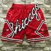 Nowy Chicago Mitchell Ness Series Men039s Red Basketball Sports Shorts SXXL3320090