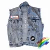 bez rękawów jean jacket women