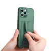 Custodie per telefoni cellulari con slot per schede cavalletto convertibili per iPhone X XR XS 11 Pro Max 12 Mini 13 Cover posteriori antiurto