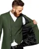 green tweed suit