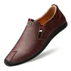 Erkekler Ayakkabı 2021 Hakiki Deri Loafer'lar Erkekler Kauçuk Rahat Nefes Flats Üzerinde Kayma Sürüş Ayakkabı Erkek Büyük Boy 12