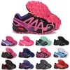 2021 Top Quality Speedcross 3 CS Trail Chaussures de course Femmes Baskets légères Navy Fashion III Zapatos imperméable athlétique 36-41 H19