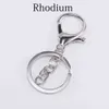 5pcs/lot Key Ring 30mm Keychain Long 70mm Lobster Clasp Key Hook Keyrings For Jewelry Making Finding DIY Key Chains Accessories G1019