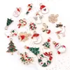 10PCS Metal Alloy Mix Sets Christmas Charm for Holiday Decoration DIY Biżuteria Wisiorka Tree Festival Deco Y201020