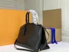 Bolsas de mão de luxo de grife BOWLING VANITY bolsa feminina marca flor bolsa cosmética bolsas de ombro de couro real