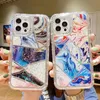 IMD Laser Marble Cases Cover 3in1 PC Frames TPU met airbags voor iphone13 12 Mini Pro MAX 11 XR XS 8 SAMSUNGS21 PLUS ULTRA A11 A31 A01 A12 A32 A51 A71 A52 A72 Anti-slip