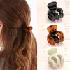 Saç Aksesuarları Kore Akrilik Kadınlar Hollow Geometrikal Düz Renk Lady Klipler Retro Makyaj Kuaför Styling Aracı