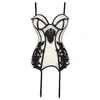 NXY Sexy Ensemble Sexy Lingerie Soutien-Gorge Design Mode Femmes Bustier Corset Sexy Ceinture Taille Floral Blanc Vêtements De Nuit Lingerie avec Jarretière 1203