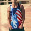 Men's T-Shirts 2022 Summer Vest Top European And American Trend Fashion Clothes 3d Street Oversize Short-sleeved Tshirt