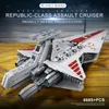 UCS Venator Republic Attack Cruiser Destroyer Set Building Blocks 05077 MOLD KING Star Plan Toy MOC-0694 Assemblaggio Mattoni Giocattoli di compleanno Regali di Natale per bambini