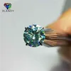 3.0mm to 11mm blue color moissanites round brilliant cut sic material loose stone for jewelry