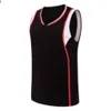 Maglia da basket da uomo Camicie da strada a maniche corte a righe Camicia sportiva nera bianca blu UBX71Z800