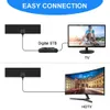 Inomhus digital HDTV Antenn TV Antena Radius Aerial TVS Surf Fox DVB-T2 DVB-T ATSC ISDB DTV Interiorantenner